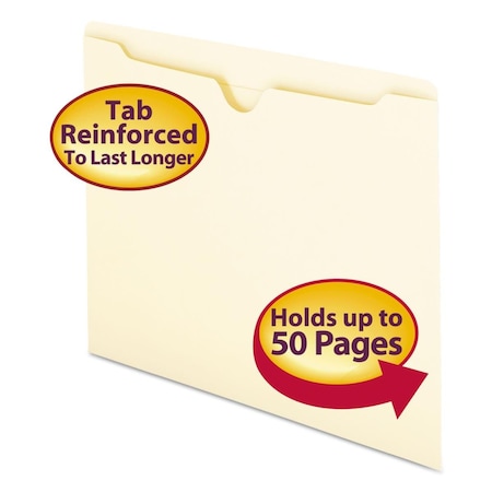 Made-To-Stick 2 Ply File Jacket with Straight Tab - Size Letter MA3758284